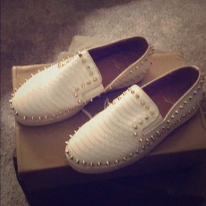 Christian Louboutin white, Red bottom Shoes